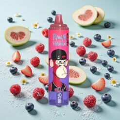 RandM Fumot Tornado 15000 Bouffées Rechargeable Bleu-Framboise