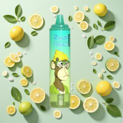 RandM Fumot Tornado 15000 Bouffées Rechargeable USB Type-C Citron Vert Lime