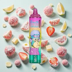 RandM Fumot Tornado 15000 Bouffées Rechargeable USB Type-C Fraise Glacée