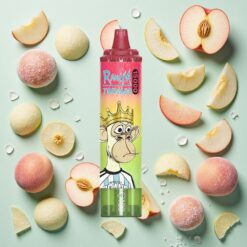 RandM Fumot Tornado 15000 Bouffées Rechargeable USB Type-C Pomme Pêche Poire