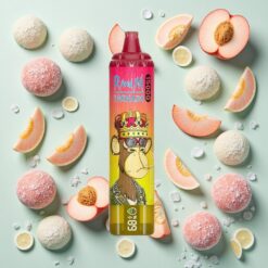 RandM Fumot Tornado 15000 Bouffées USB Type-C Pêche Glacée