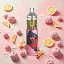 RandM Fumot Tornado 7000 Bouffées 14 ML Citronade Rose Air-Adjustable