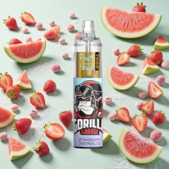RandM Fumot Tornado 7000 Bouffées 14 ML E-liquide Fraise Pastèque