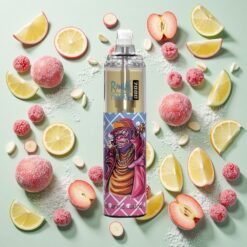 RandM Fumot Tornado 7000 Bouffées 14 ML E-liquide Pomme Rouge Citron