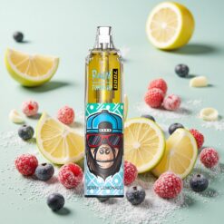 RandM Fumot Tornado 7000 Bouffées 14 ML E-liquide et Batterie 850 MAH Berry Citronnade