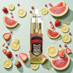 RandM Fumot Tornado 7000 Puffs 14 ML E-liquide et 850 MAH Batterie Fraise Pastèque Limonade