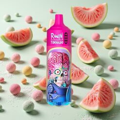 RandM Tornado 9000 Puffs Rechargeable 850 mAh Pastèque Skittles