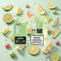 Razz Bar 40000 Bouffées Affichage Écran Citron Vert_Glace Luxuriante