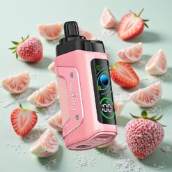 Razz Bar 45000 Bouffées Vape Jetable Fraise Glacée avec Bobine Mesh 1.0 Ohm