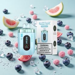 Razz Bar 50K Bouffées Rechargeable Myrtille Glace