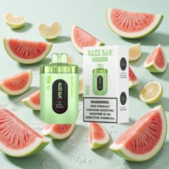 Razz Bar 50K Bouffées Rechargeable Type-C Pastèque Glacée
