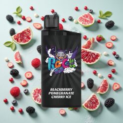 IGET Bar 3500 Puffs Disposable Vape Mûre Grenade Cerise Glace PC+ALU