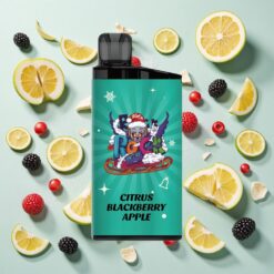 IGET Bar 3500 Puffs Vape Jetable Citrus Mûre Pomme PC+ALU