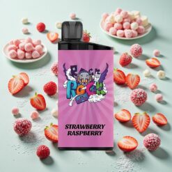 IGET Bar 3500 Puffs Vape Jetable Fraise Framboise