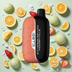 IGET Moon 5000 Puffs Fraise Orange Glace Verte PC