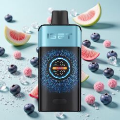 IGET ONE 12000 Puffs Matériau PCTG+ALU+PC Glace Myrtille