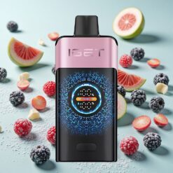 IGET ONE 12000 Puffs Mode Régulier Vape Jetable Mûre Glacée