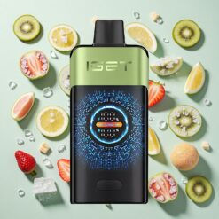 IGET ONE 12000 Puffs Vape Jetable 2700 mAh Fraise Kiwi Glace