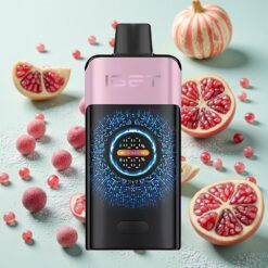 IGET ONE 12000 Puffs Vape Jetable Cerise Grenade Écran Courbé Grand