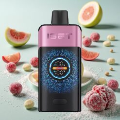 IGET ONE 12000 Puffs Vape Jetable Monstre Cerise avec Écran Courbe Couleur