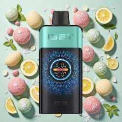 IGET ONE 12000 Puffs Vape Jetable Montagne Printemps Menthe Glace Écran Couleur Courbé