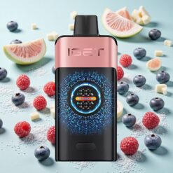 IGET ONE 12000 Puffs Écran Courbé Myrtille Framboise